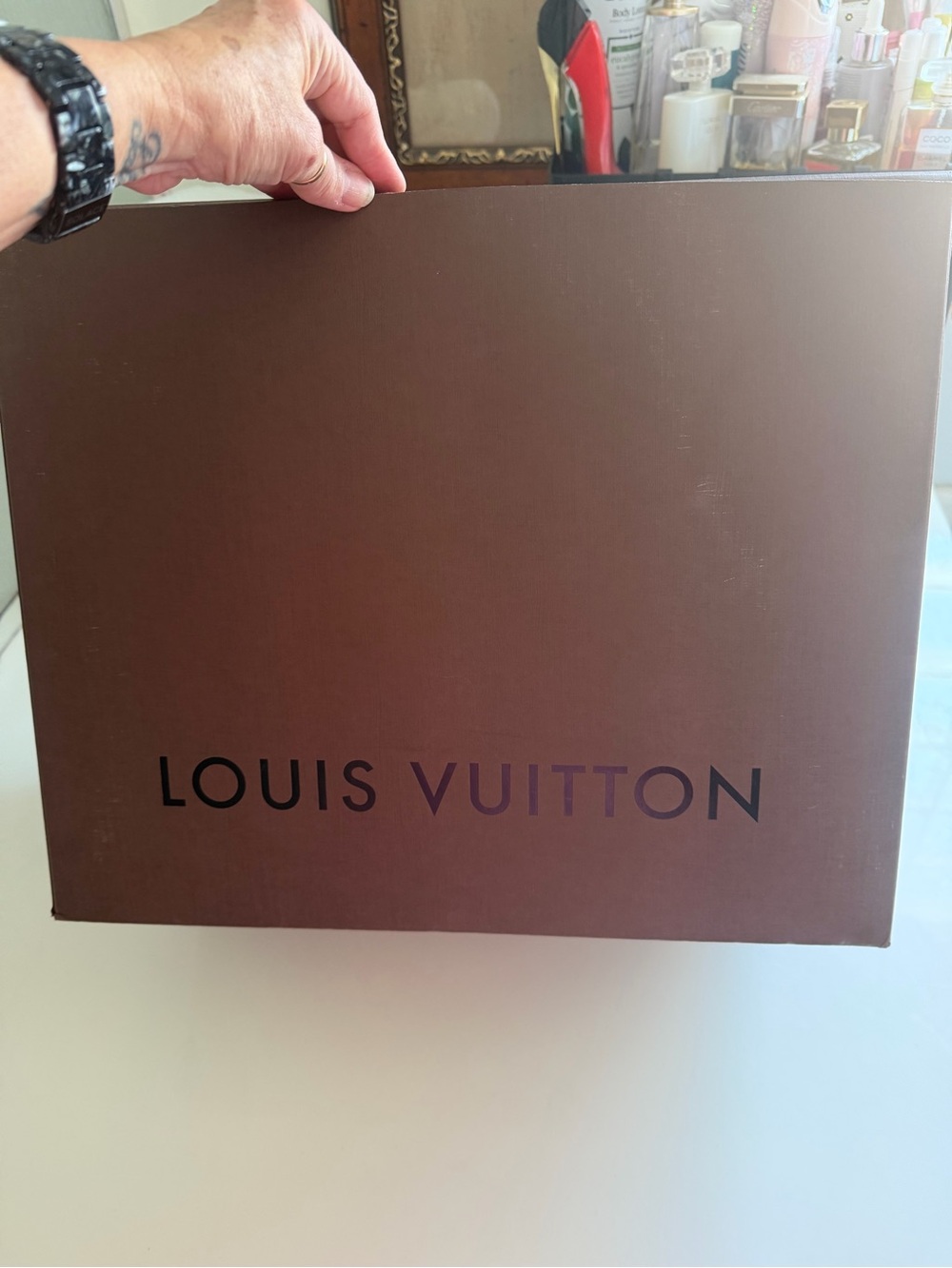 authentic vintage Louis Vuitton box